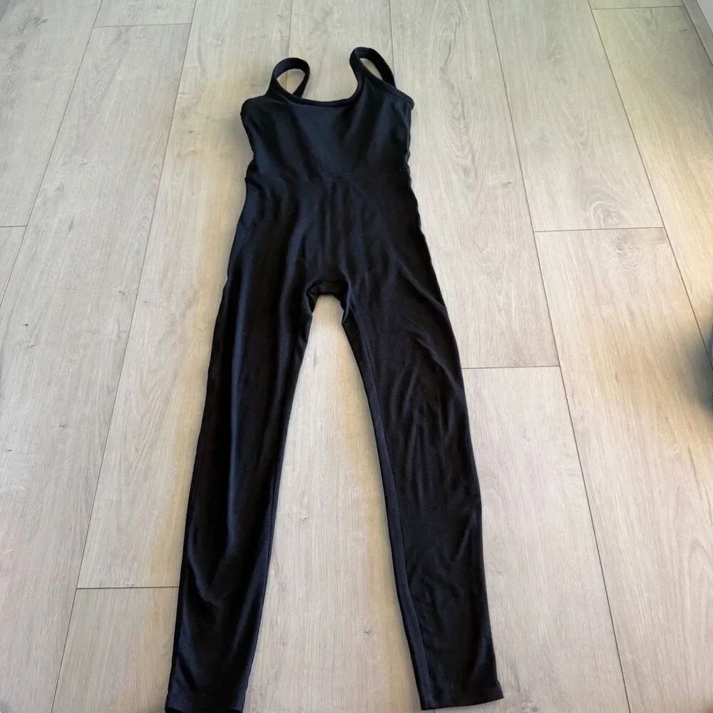 Vuori Women's Grey and Black Jumpsuit size S